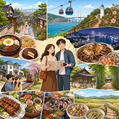 전라도의 맛과 풍경을 담은 감성 여행 코스